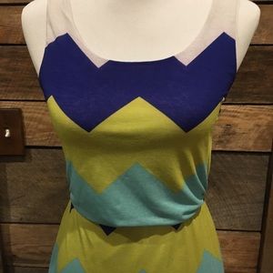 J for Justify Dresses - J for Justify chevron maxi, scoop neck, sz Medium J for Justify Dresses - J for Justify chevron maxi, scoop neck, sz Medium